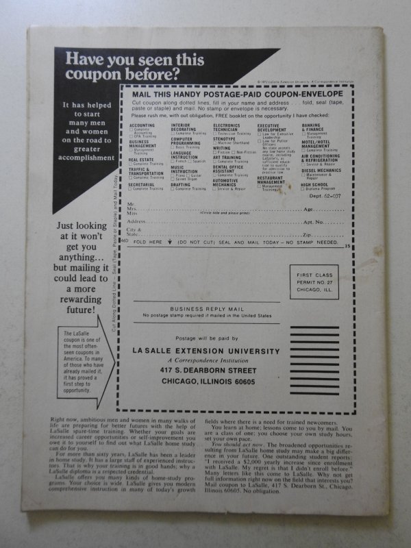 Vampire Tales #9 (1975) W/Blade! Sharp VG Condition!