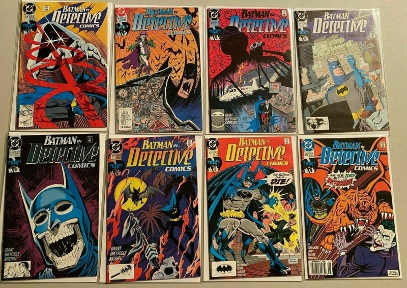 Detective comics lot from:#602-649 35 difference 8.0 VF (1989-92)