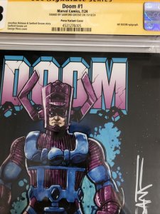 Doom (2024) # 1 (CGC 9.8 SS) Signed Sanford Greene * Marvel Comics * Perez