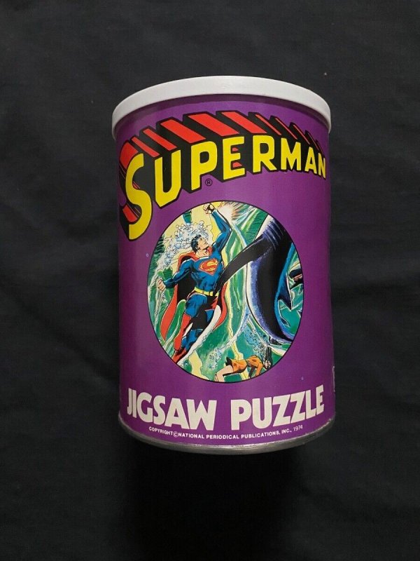 Superman 200 piece jigsaw puzzle DC Comics 1974