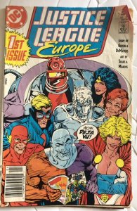 Justice League Europe #1 READER!Newsstand Edition (1989)