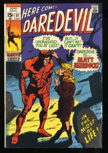 Daredevil #57 FN+ 6.5 White Pages