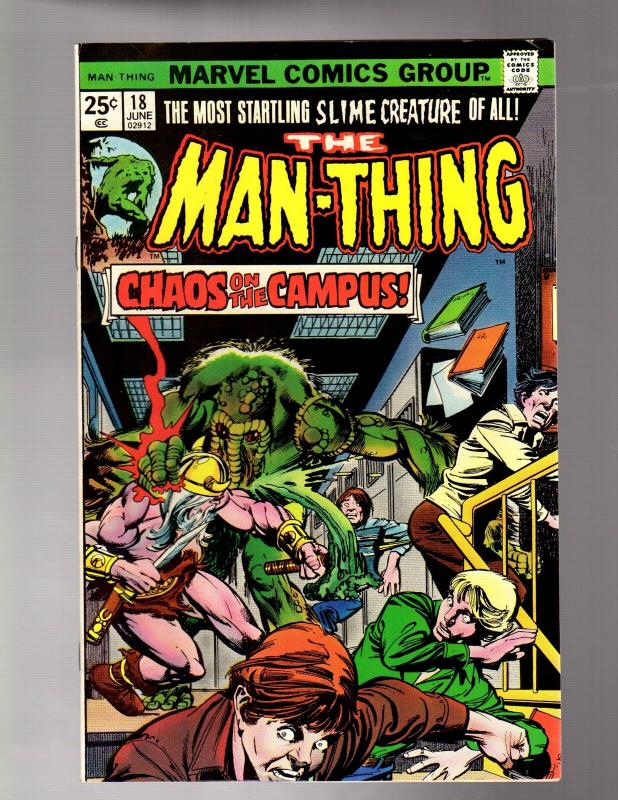 MAN THING 18 F-VF June 1975 COMICS BOOK