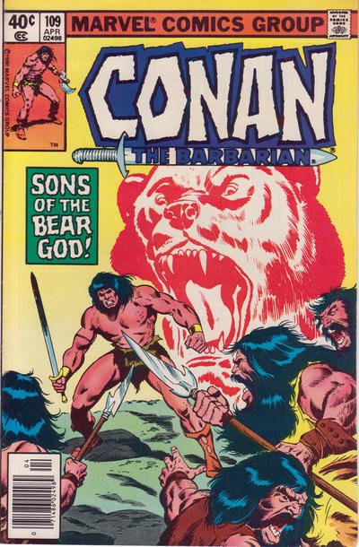 Conan the Barbarian #109 (Newsstand) VG ; Marvel | low grade comic April 1980 Be
