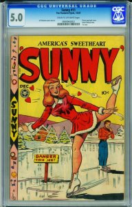 Sunny #11 CGC 5.0-1st issue-GGA Peek-A-Boo cover 0999942003