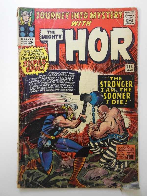 Journey into Mystery #114 (1965) 1st Appearance of the Absorbing Man! Fair Cond!