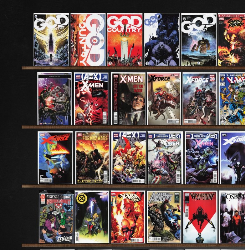 Huge Lot 150+ Comics with New Avengers, Ghost Rider, Uncanny X-Men & More!