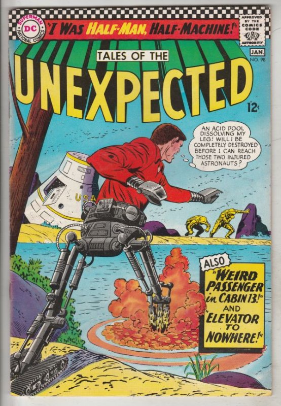 Tales of the Unexpected #98 (Jan-67) NM- High-Grade Judy Blonde, Secret Agent