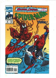 Spider-man #37 NM- 9.2 Marvel Comics 1993 Maximum Carnage pt.12, Venom