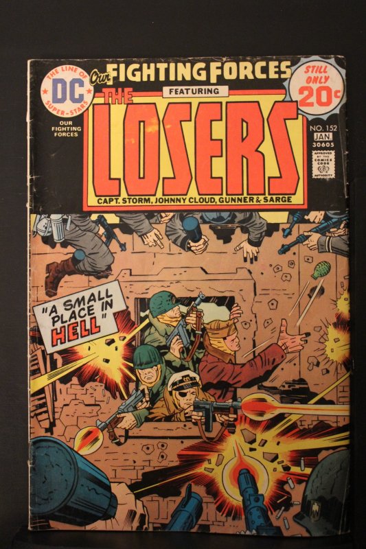 Our Fighting Forces #152 (1974) High-Grade VF Jack The King Kirby art wow wow!