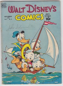 Walt Disney Comics and Stories #108 (Sept 1949) GD Dell Donald Duck
