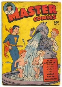 Master Comics #74 1946- Captain Marvel Jr- Bulletman VG-