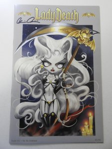 Lady Death Icon #1 Yo Yo Edition NM Condition! Signed W/ COA!