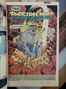 HULK #357 VG/FN 5.0 (1989) Newsstand / Signed By Writer Peter David ft The Ghoul