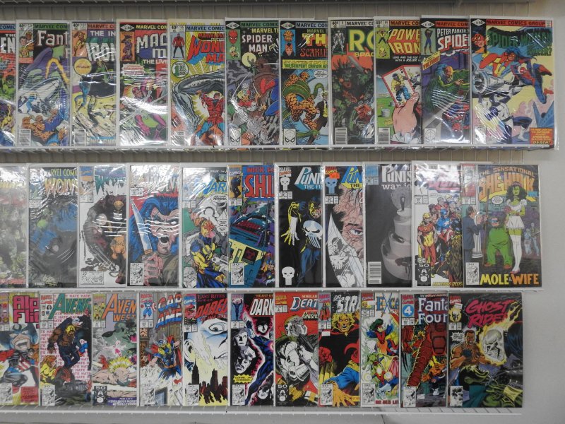 Huge Lot 140+ Comics W/ Defenders, Hulk, Spider-Woman, ROM+ Avg Fine Condition!