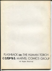 Flashback #2 1970's-Reprints The Human Torch #5 from 1941-VF
