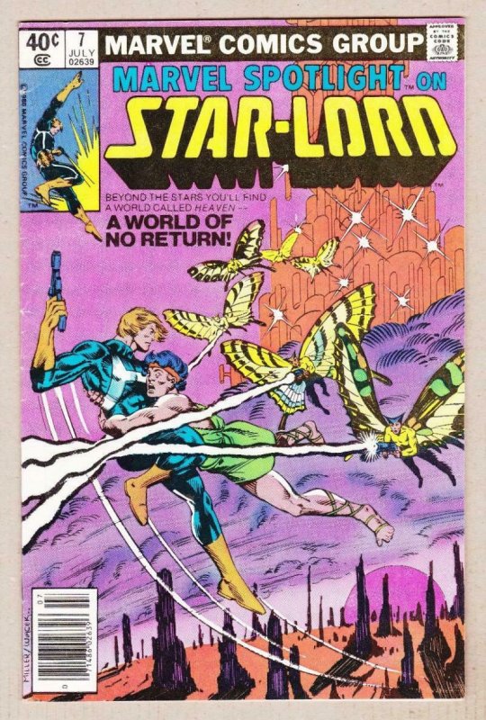 MARVEL SPOTLIGHT on STAR-LORD #7, VG/FN, Guardians of the Galaxy, 1979 1980