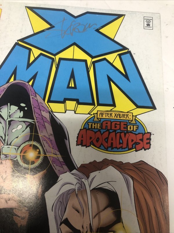 X-Man (1995) #3 (VF/NM) Variant Signed Steve Skroce  • Marvel Comics • Jeph Loeb