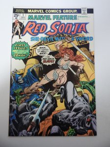 Marvel Feature #1 (1975) 1st Red Sonja Solo Series VF Condition