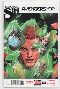 Avengers #30 Cover B - Connecting (2014) The Avengers