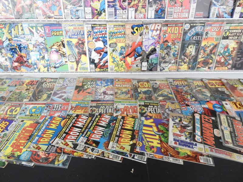 Huge Lot 160+ Comics W/ Iron Man, Spider-Man, Thor, +More! Avg VG/FN Condition!