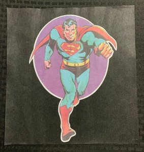 Vintage SUPERMAN 11.25x12 Back patch? FN+ 6.5 DC Comics 