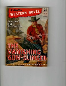 3 Books Sleepy Time Honey The Vanishing Gun-Slinger Gunsight Ranch Western JK12