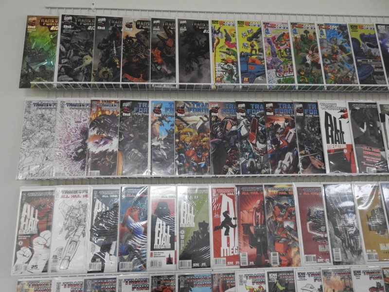 Huge Lot 150+ Comics W/ Mostly All Transformers!!! Avg VF+ Condition!