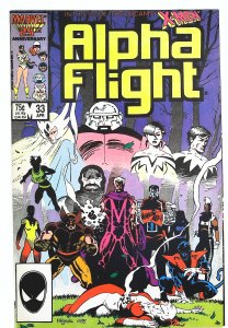 Alpha Flight (1983 series)  #33, NM- (Actual scan)