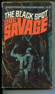 DOC SAVAGE-THE BLACK SPOT-#76-ROBESON-G-FRED PFEIFFER COVER-1ST EDTION G