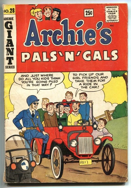 Archie's Pals 'n' Gals #28-1964-Betty-Veronica-Giant Edition-pin-ups-G