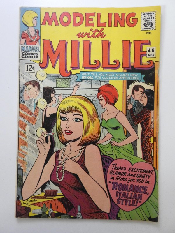 Modeling With Millie #46 (1966) Romance Italian Style! No Cut-Outs