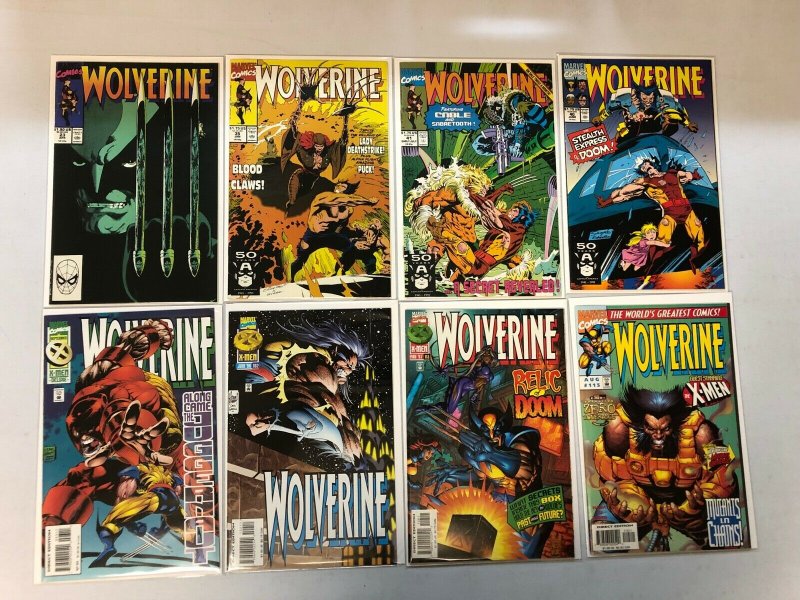 Lo # Wolverine comic lot from:#23-169 16 different avg 8.0 VF (1990-2001)