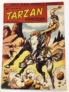 TARZAN ADVENTURES V 8#39  (1959) black & white daily strip reprints FINE Hogarth