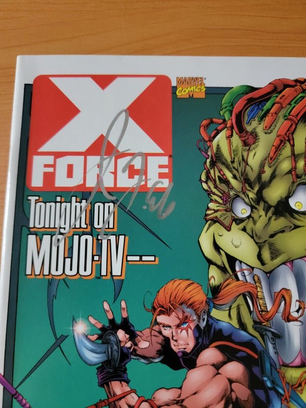 X-Force #60 Direct Market Edition SIGNED ~ NEAR MINT NM ~ 1996 Marvel Comics