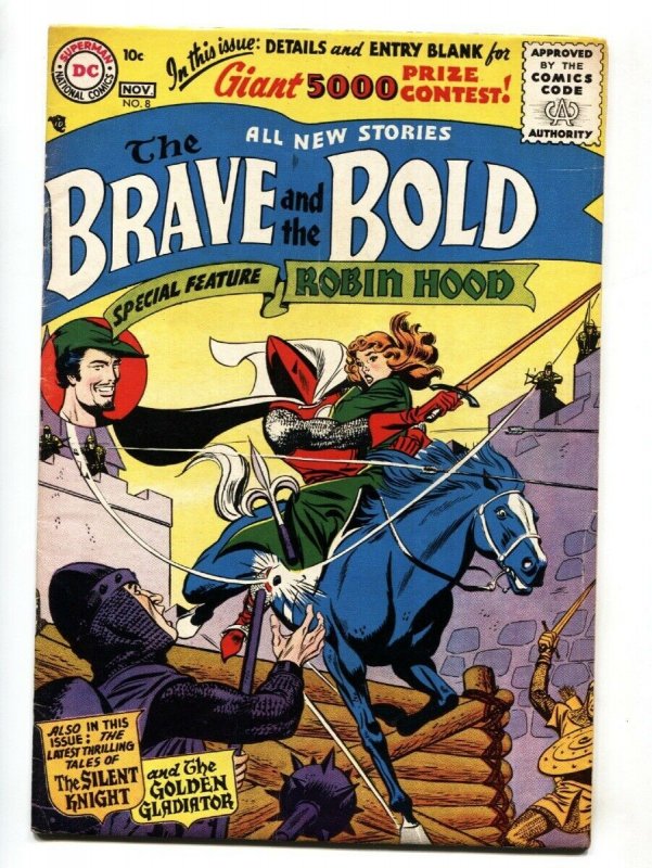 The Brave and the Bold #8 1957- Silent Knight-comic book