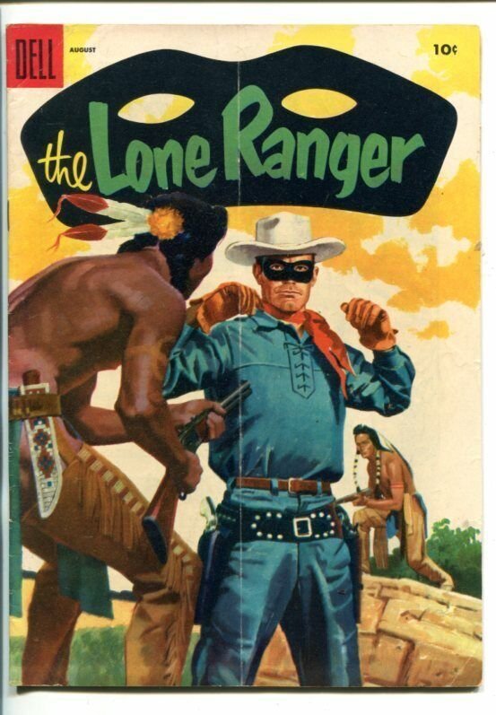 THE LONE RANGER #86-1955-DELL-TONTO-SCOUT-SILVER-SILVER BULLET-vg