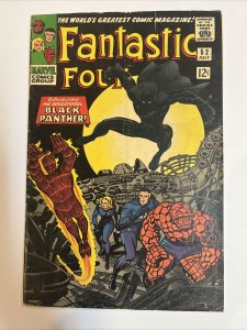 Fantastic Four (1966) # 52 (VG) 1st Black Panther | Subscription Fold