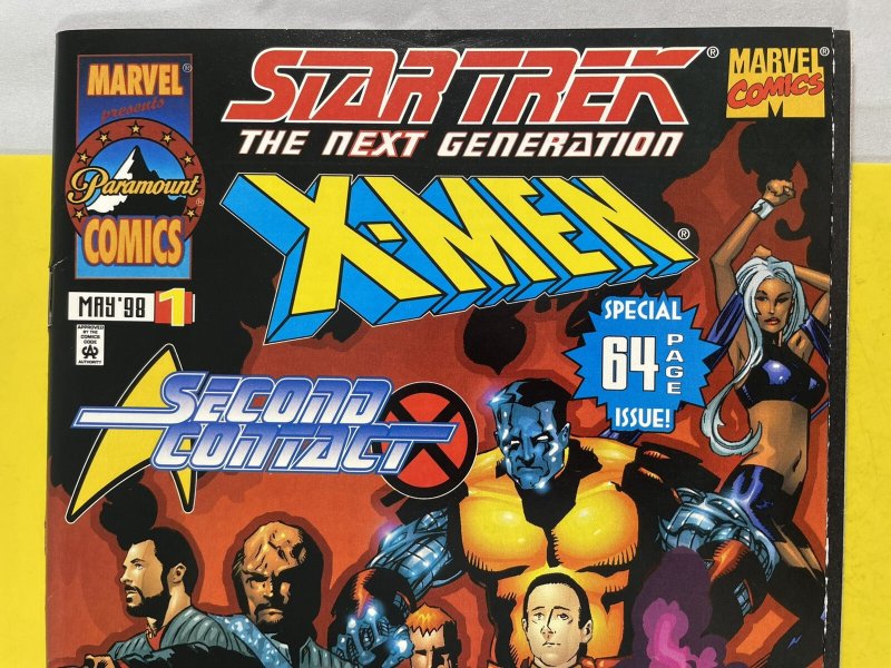 Star Trek The Next Generation X-Men Second Contact 1998 Marvel Comics