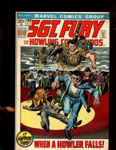 SGT FURY & HIS HOWLING COMMANDOS #100 (7.5) WHEN A HOWLER FALLS! 