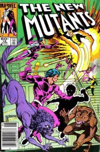 New Mutants, The #16 (Newsstand) FN ; Marvel | Chris Claremont