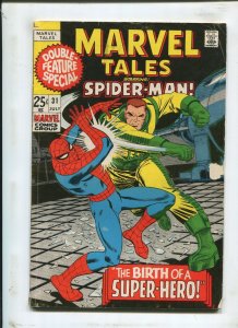 MARVEL TALES #31 - THE BIRTH OF A SUPER-HERO! - (3.5) 1971