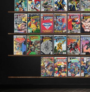 Huge Lot 150+ Comics with X-Factor, Generation X, Superman & More!