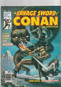 Savage Sword of Conan #34