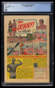 Crime Suspenstories #25 CGC VF- 7.5 Off White to White EC Jack Kamen Cover!