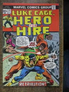 LUKE CAGE/POWER MAN 14  VG Oct. 1973 COMICS BOOK