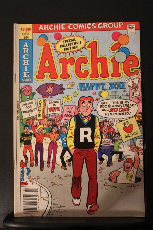 Archie #300 (1981) High-Grade VF+ 300th Issue Key Wow!