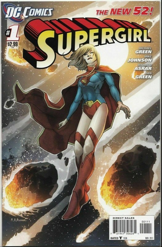 SUPERGIRL#1,NIGHTWING#1,SAVAGE HAWKMAN #1  DC NEW 52 NM.