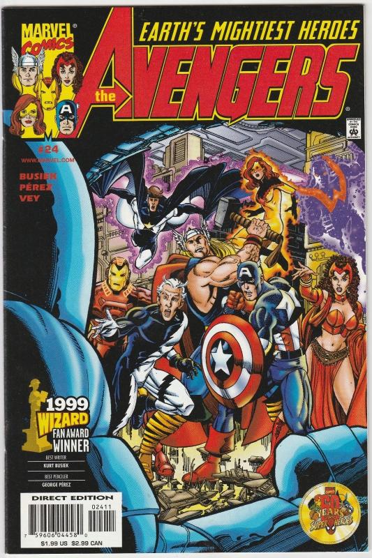 5 The Avengers Marvel Comic Books # 23 24 25 26 29 Scarlet Witch Vision AH7