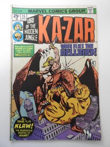 Ka-Zar #15 (1976) VG+ Condition MVS intact!